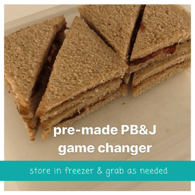 Store in freezer &amp; grab as needed